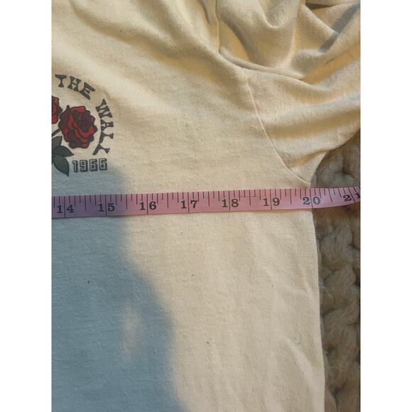 Vans of the wall tee long sleeve cream rose  size large - Picture 4 of 5